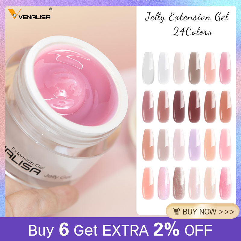 Nail Art Lotso - VENALISA Gel Trasparente 50ml, Gel Camouflage