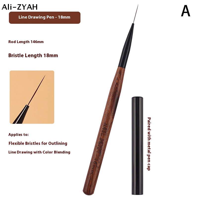 Nail Art Brush Set - 【ZYH】Set di 1/3 Pennelli per Nail