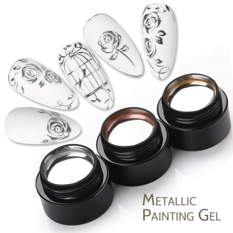 Nail Art Chrome - BORN PRETTY 5ML Super Silver Metallic