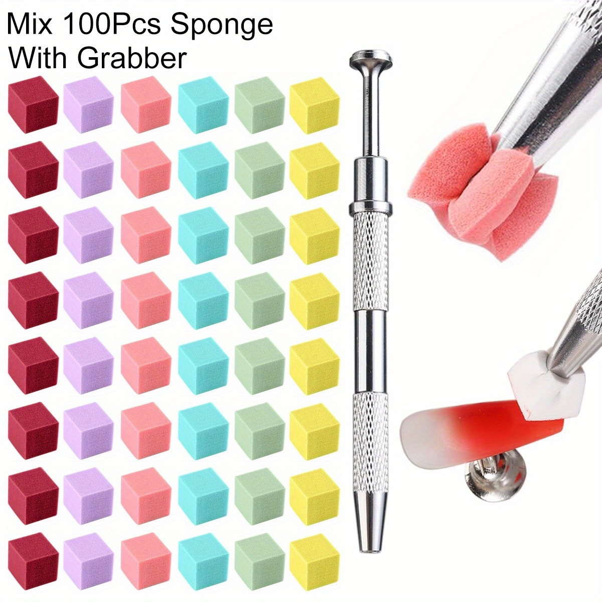 Nail Art Brush Set - 1/50/100 pezzi set di spugne per