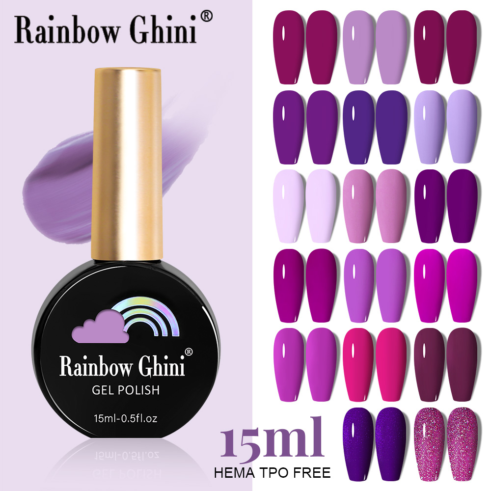 Nail Art One Piece - RG 15ml 17 colori serie viola