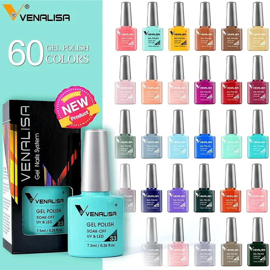 Nail Art One Piece - Smalto Gel Colorato di Lusso Venalisa