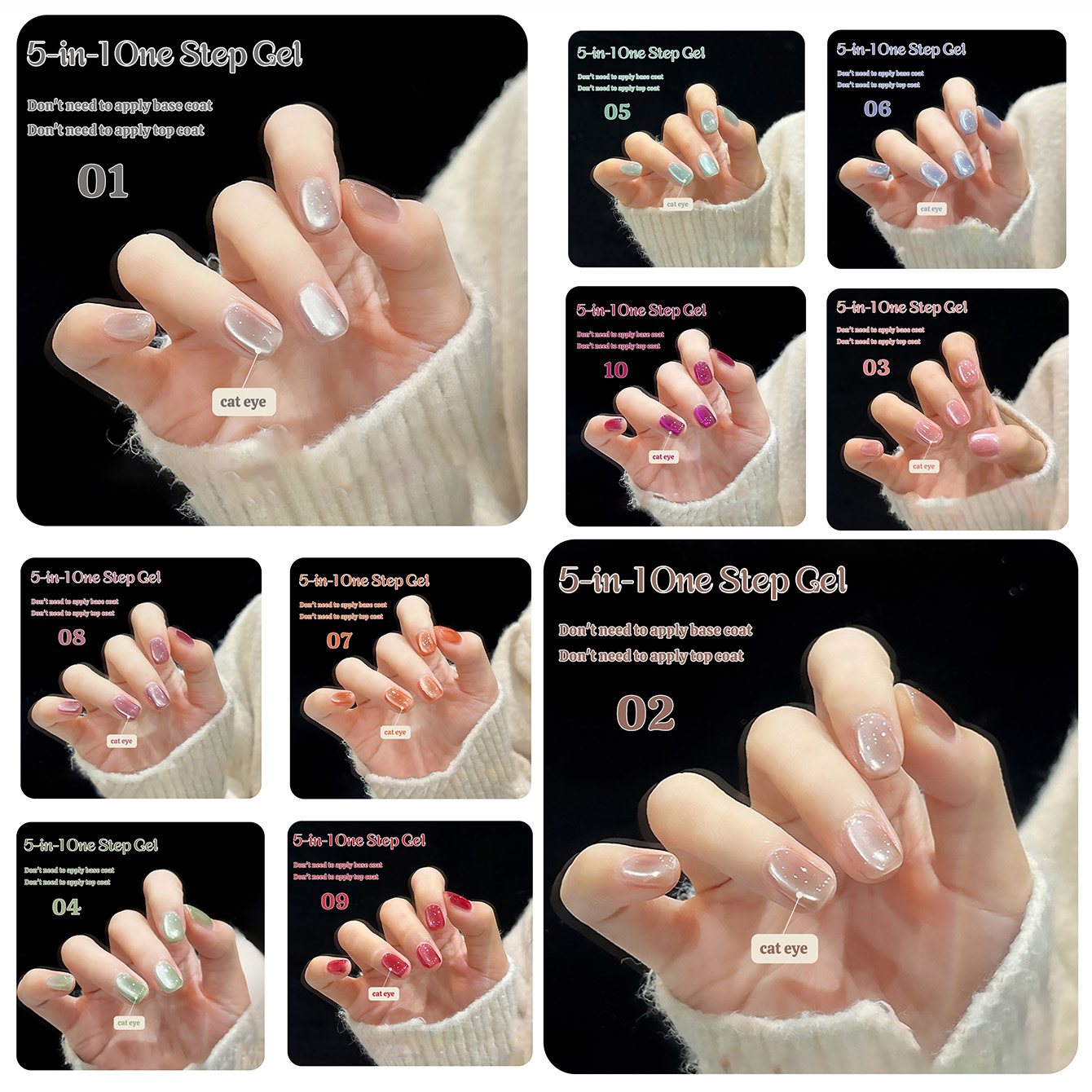 Nail Art Ice Blue - 1 pz TC Nuovo Gel Unghie