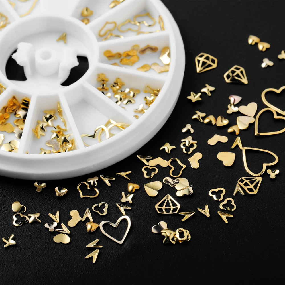 Nail Art Gold - 1 scatola di oro nail art