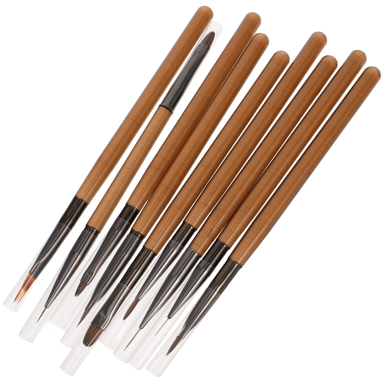 Nail Art Brush Set - 1 Set di Pennelli Eleganti per