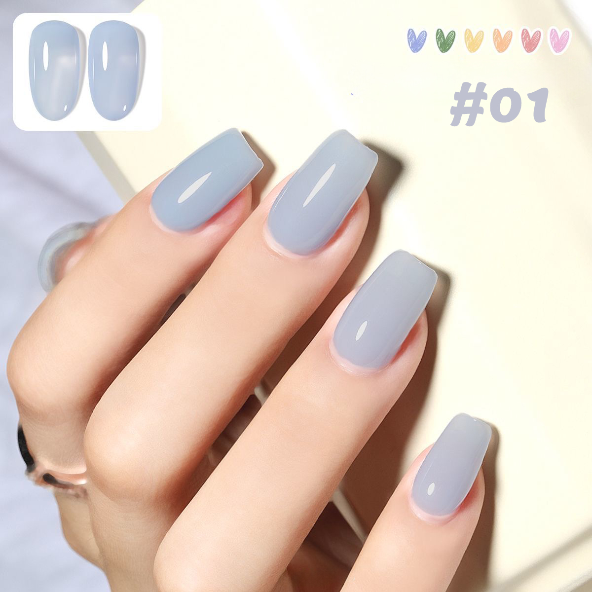 Nail Art Ice Blue - MIANEL 12ML 2026 Nuovo Smalto Gel