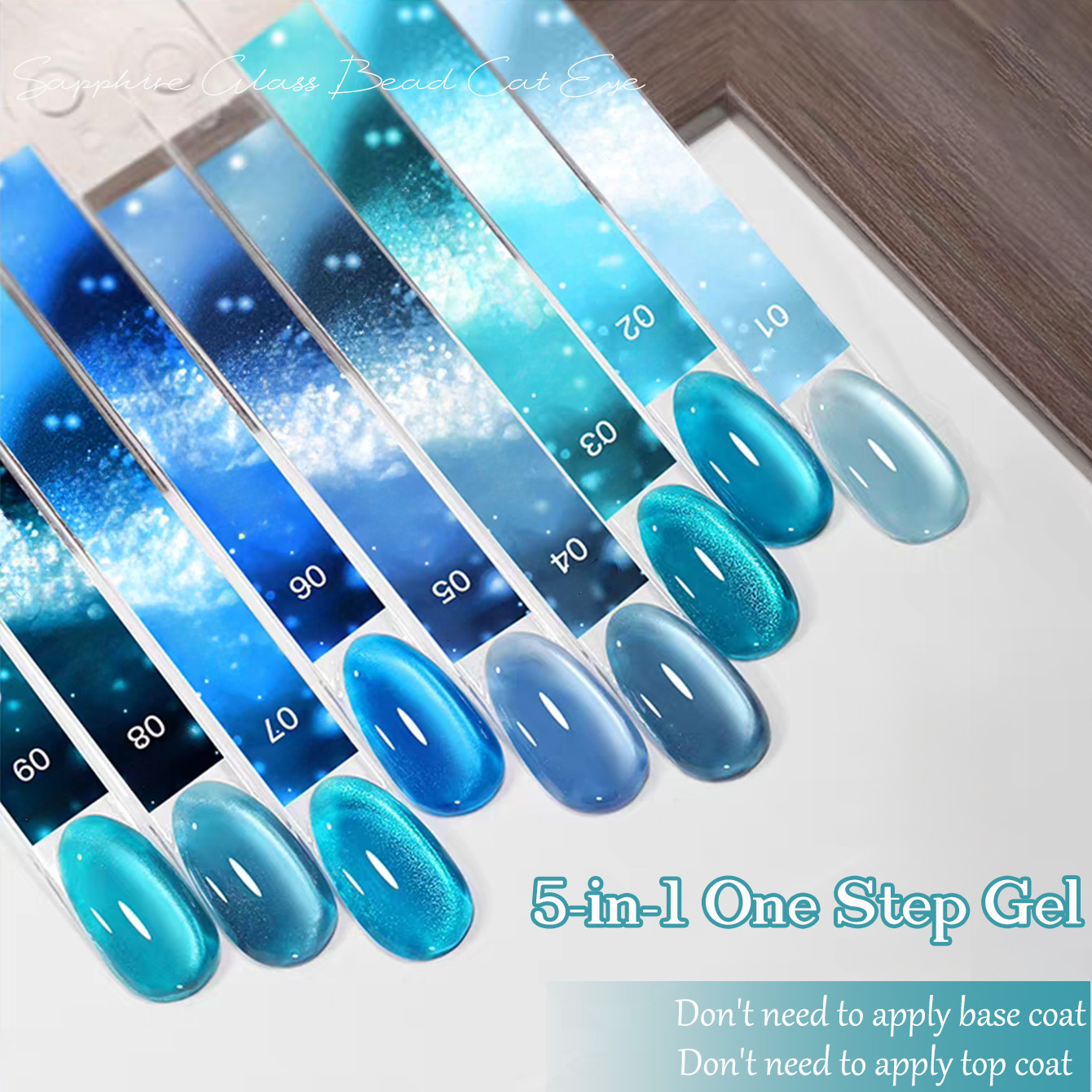 1 pz SHAKA Smalto Gel 5 in 1 E - Nail Art Ice Blue recensione e prezzo