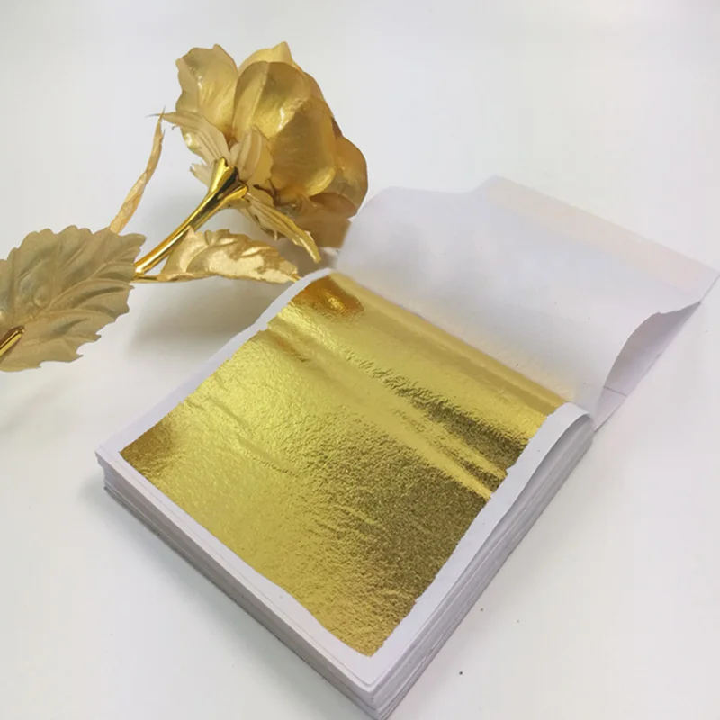 100 fogli di lamina imitazione - Nail Art Gold recensione e prezzo