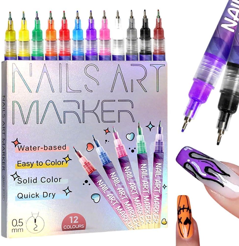 Set di penne per nail art a 12 - Nail Art Brush Set recensione e prezzo