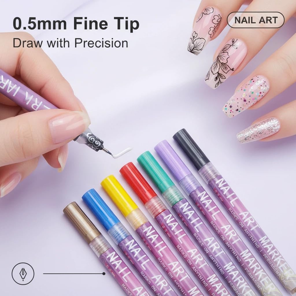 Set di penne per nail art a 12 - Nail Art Brush Set recensione e prezzo