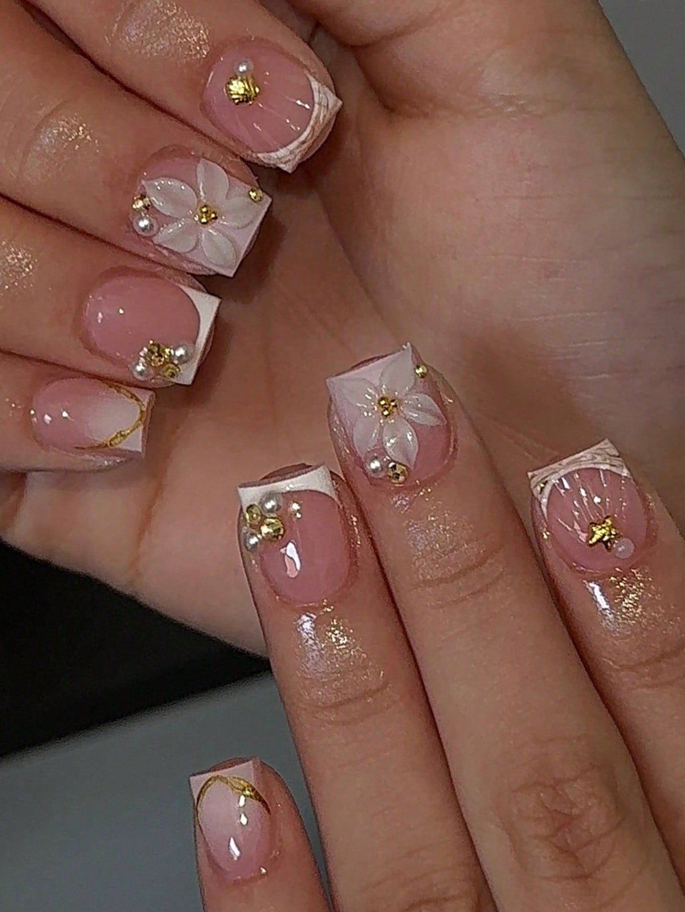 24 pezzi di unghie finte quadr - Nail Art Chrome recensione e prezzo