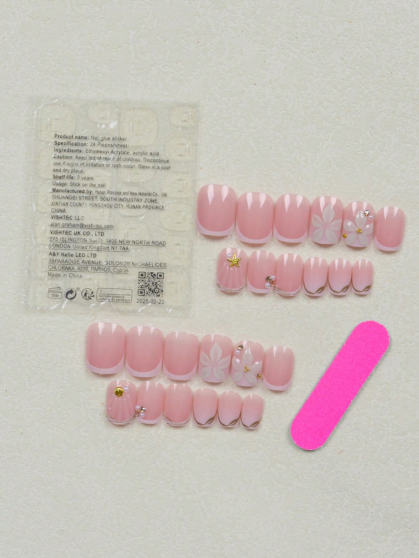 24 pezzi di unghie finte quadr - Nail Art Chrome recensione e prezzo
