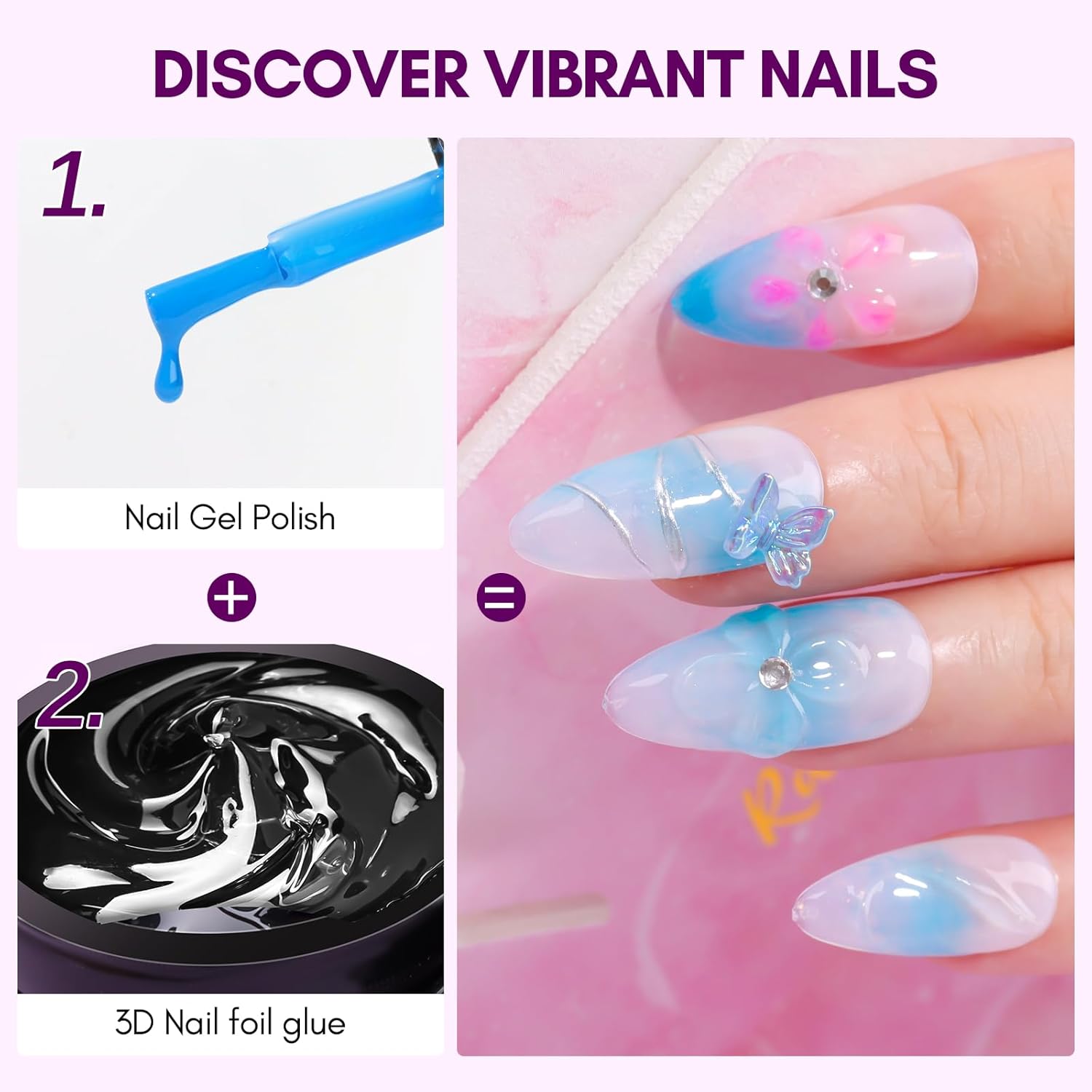 Makartt Gel Unghie 3D 8ml, Col - Nail Art Chrome recensione e prezzo