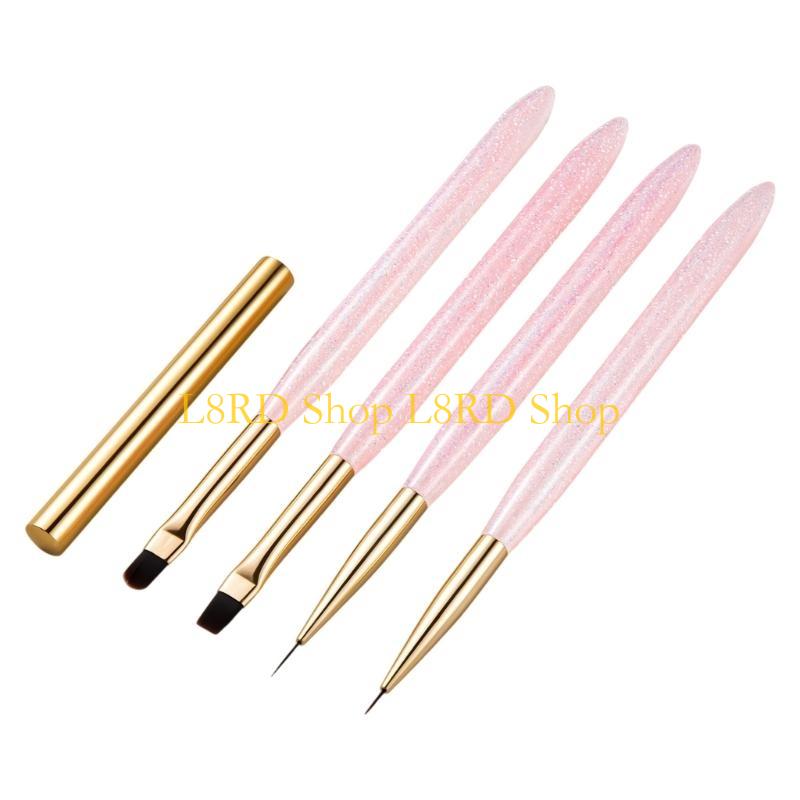 L8RD 4 pz Pennelli per Art Set - Nail Art Brush Set recensione e prezzo