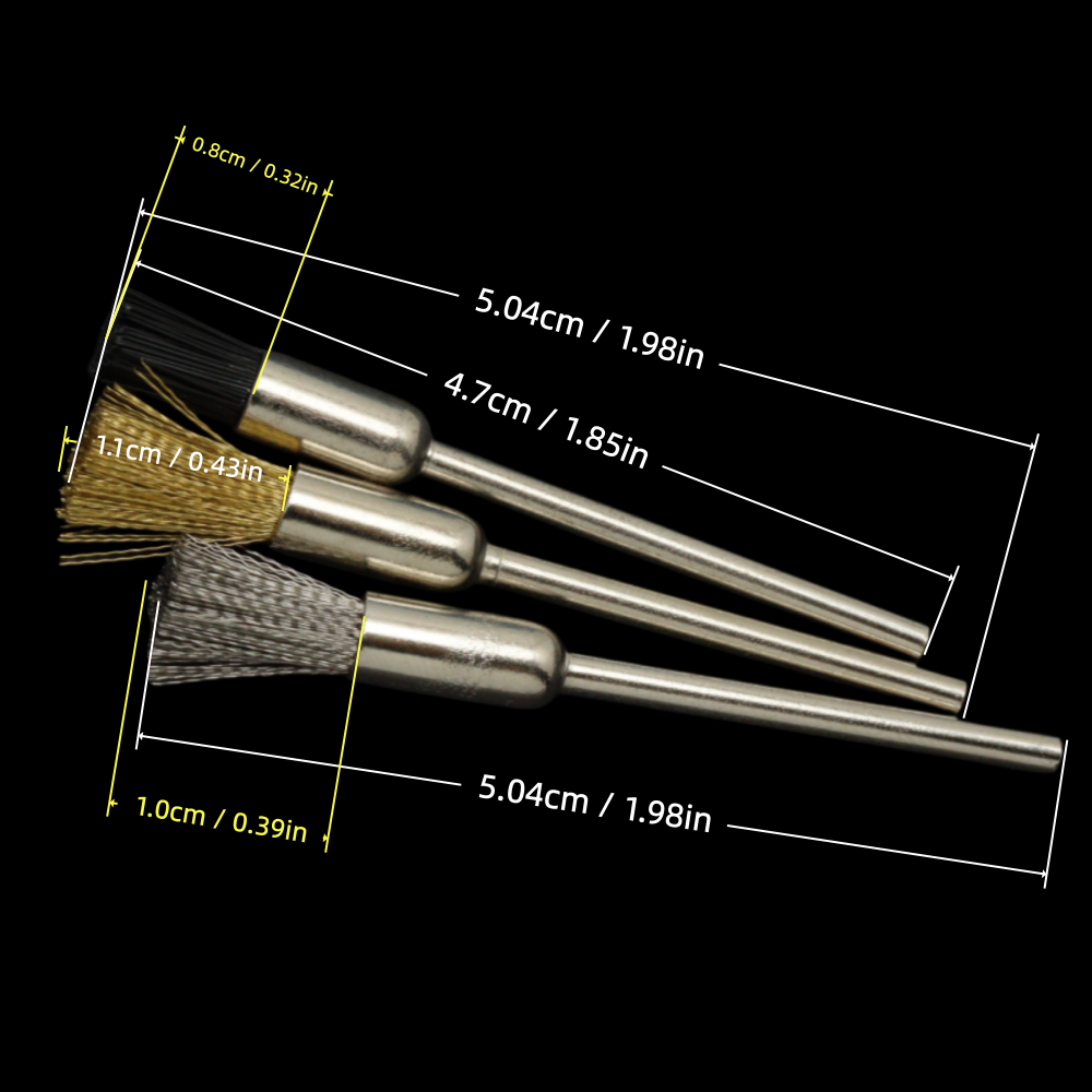 Set di 3 Spazzole per Pulizia  - Nail Art Brush Set recensione e prezzo