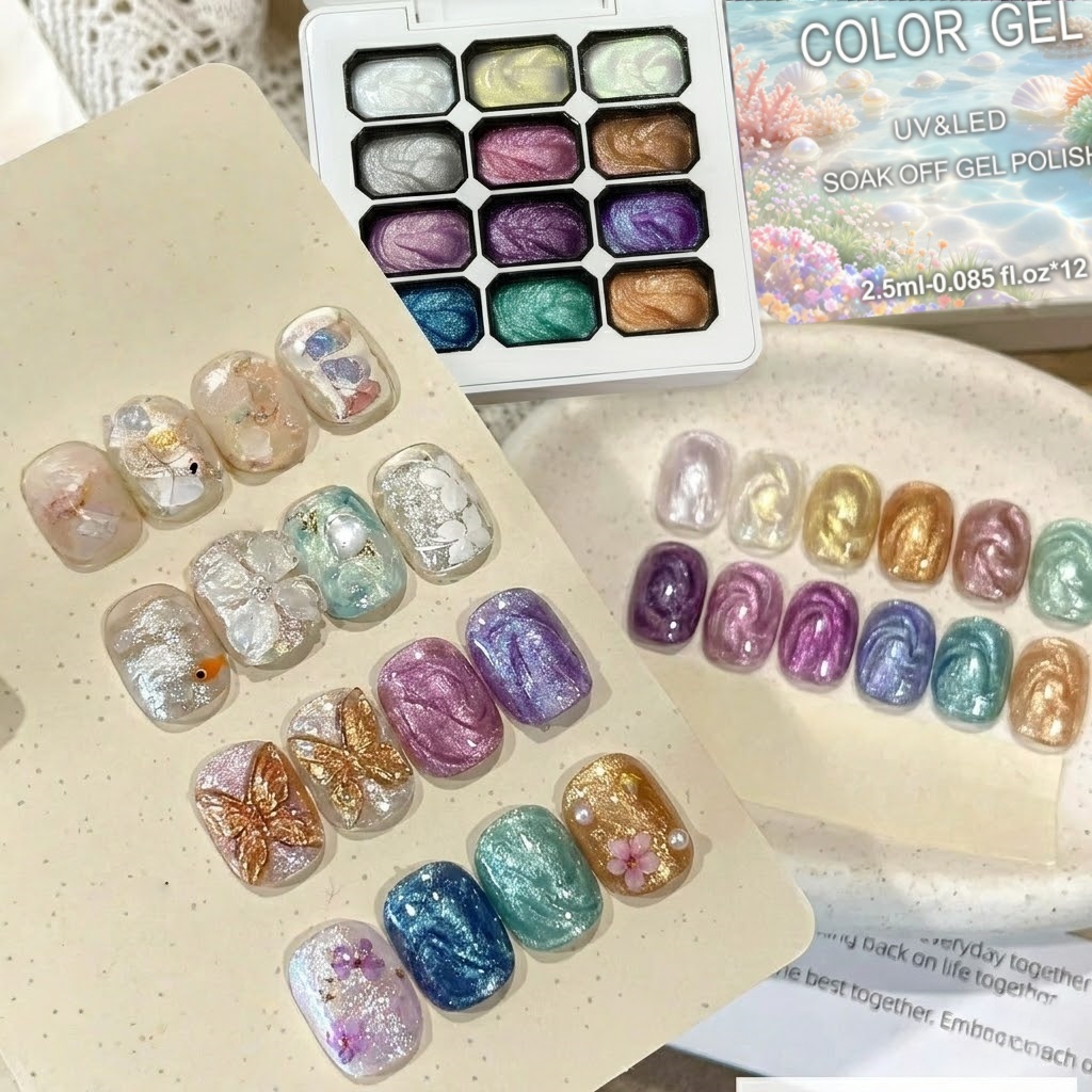 Set di Gel per Unghie Aurora i - Nail Art Chrome recensione e prezzo