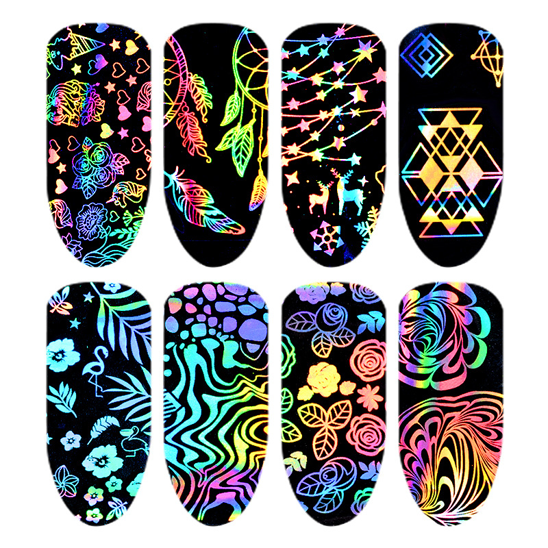 8 pezzi adesivi per unghie col - Nail Art Lotso recensione e prezzo
