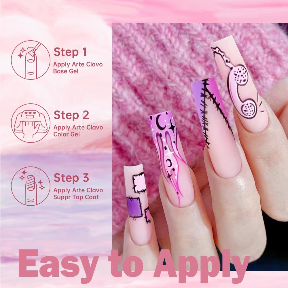 Arte Clavo Orange Yellow Serie - Nail Art One Piece recensione e prezzo