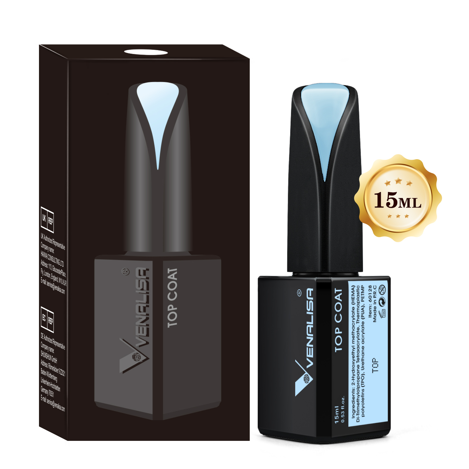 VENALISA Top Coat con diamanti - Nail Art One Piece recensione e prezzo