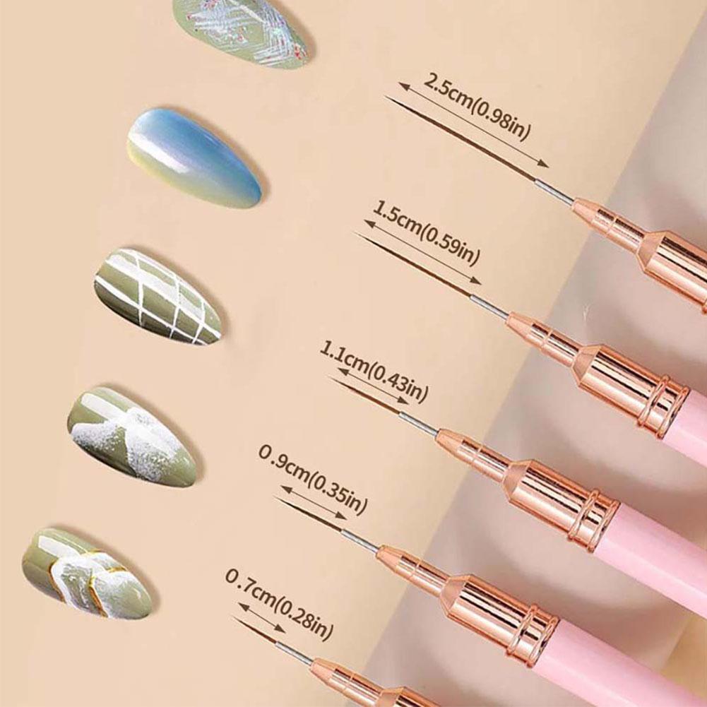Set di 5 Pennelli Professional - Nail Art Brush Set recensione e prezzo