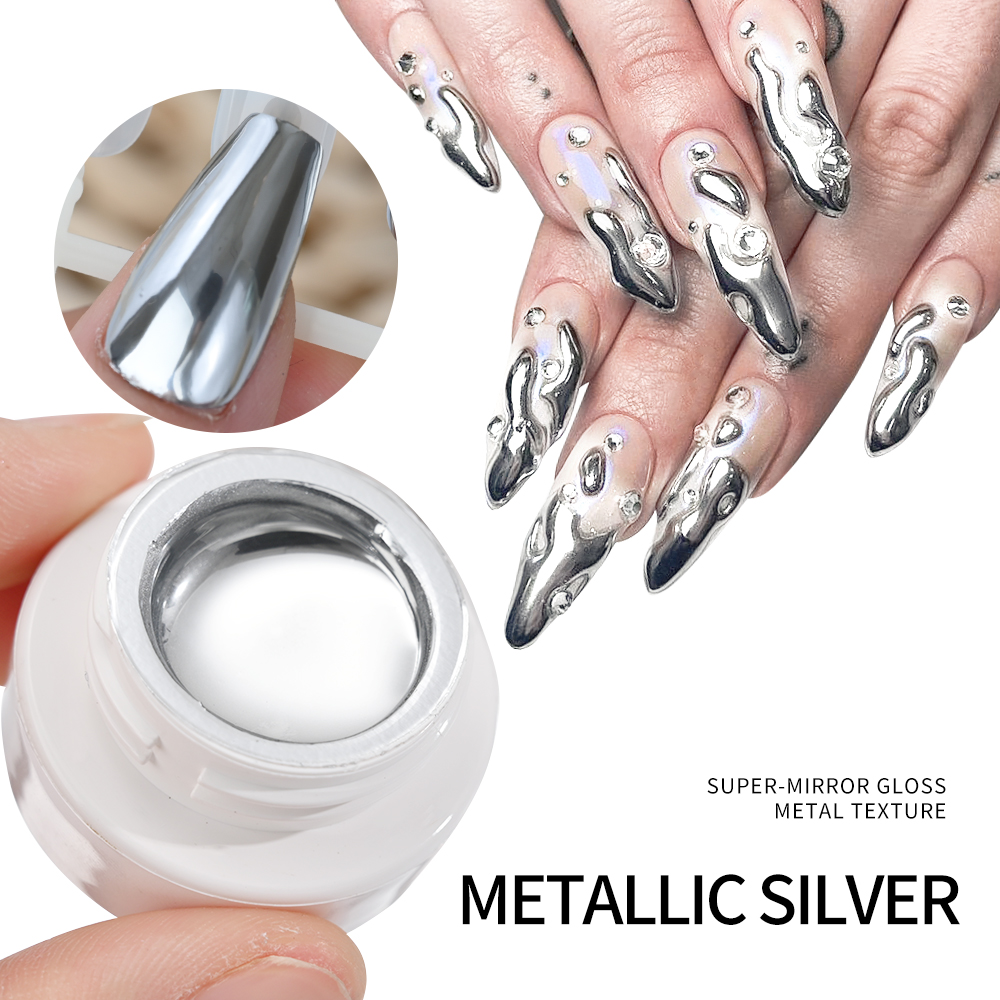 Smalto per unghie gel metalliz - Nail Art Chrome recensione e prezzo