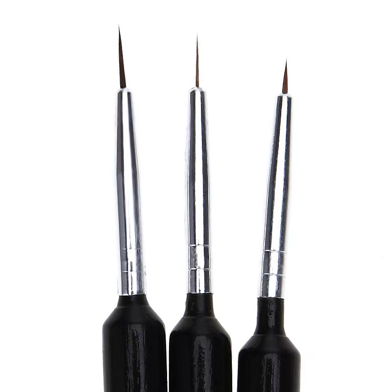 Set di 3 Pennelli Ultra-fini p - Nail Art Brush Set recensione e prezzo