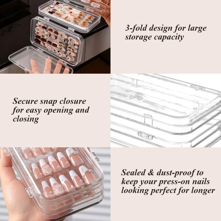 Scatola Trasparente Pieghevole - Nail Art Quotes recensione e prezzo
