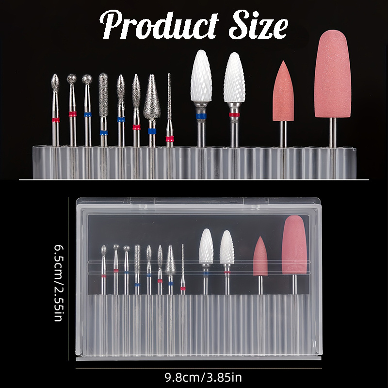 Set di 13 Punte per Trapano pe - Nail Art Brush Set recensione e prezzo