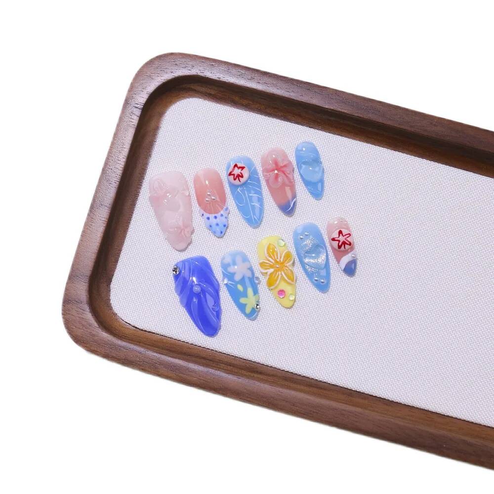 Unghie Finte di Lusso a Mandor - Nail Art Ice Blue recensione e prezzo