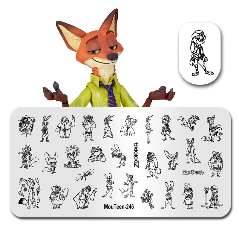 MouTeen-246 Disney Big Size Zo - Nail Art Zootopia recensione e prezzo