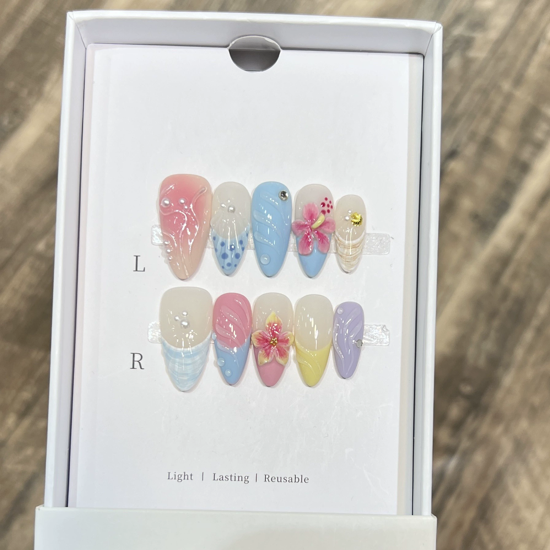 10 pezzi Summer Island Style u - Nail Art Gold recensione e prezzo