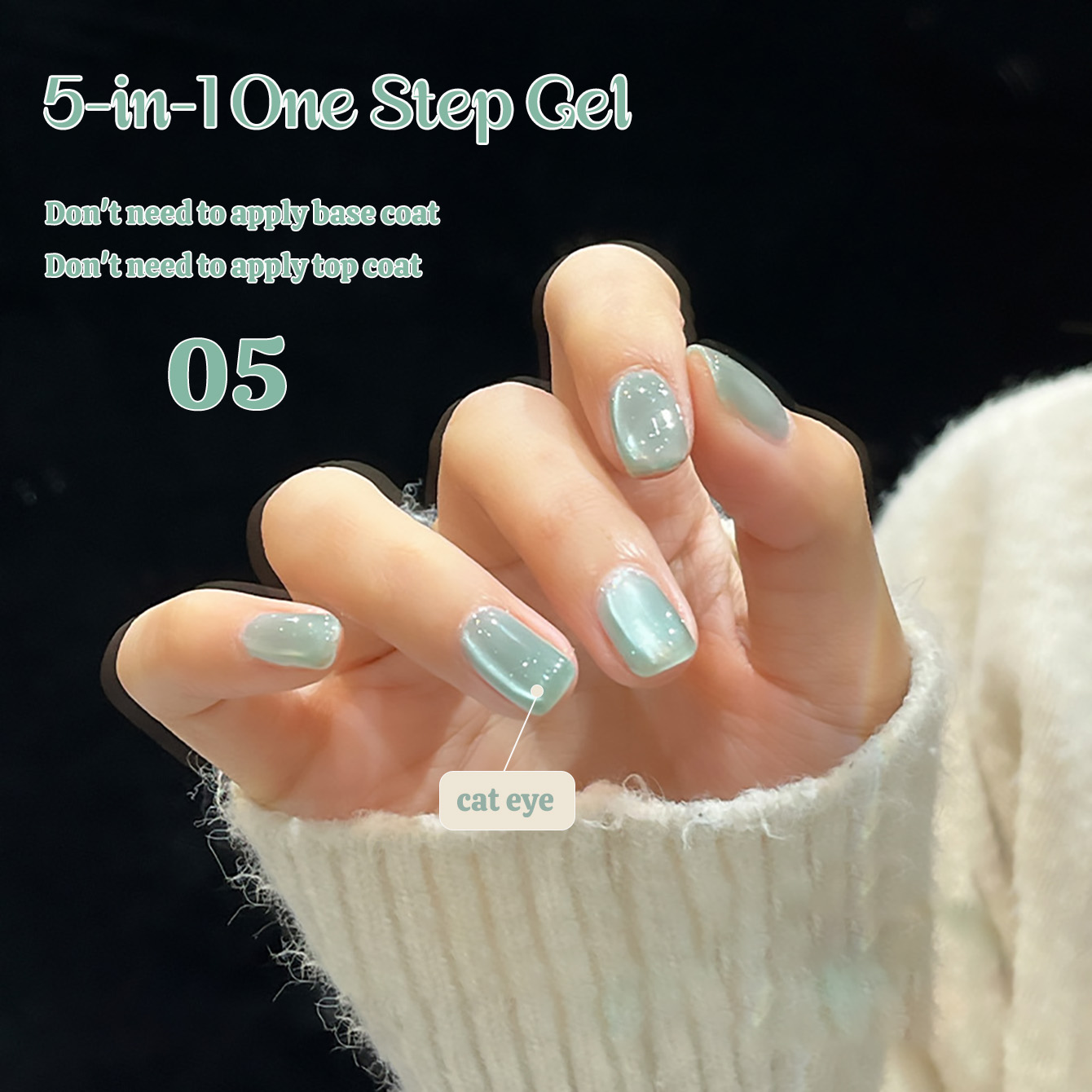 1 pz TC Nuovo Gel Unghie 5-in- - Nail Art Ice Blue recensione e prezzo