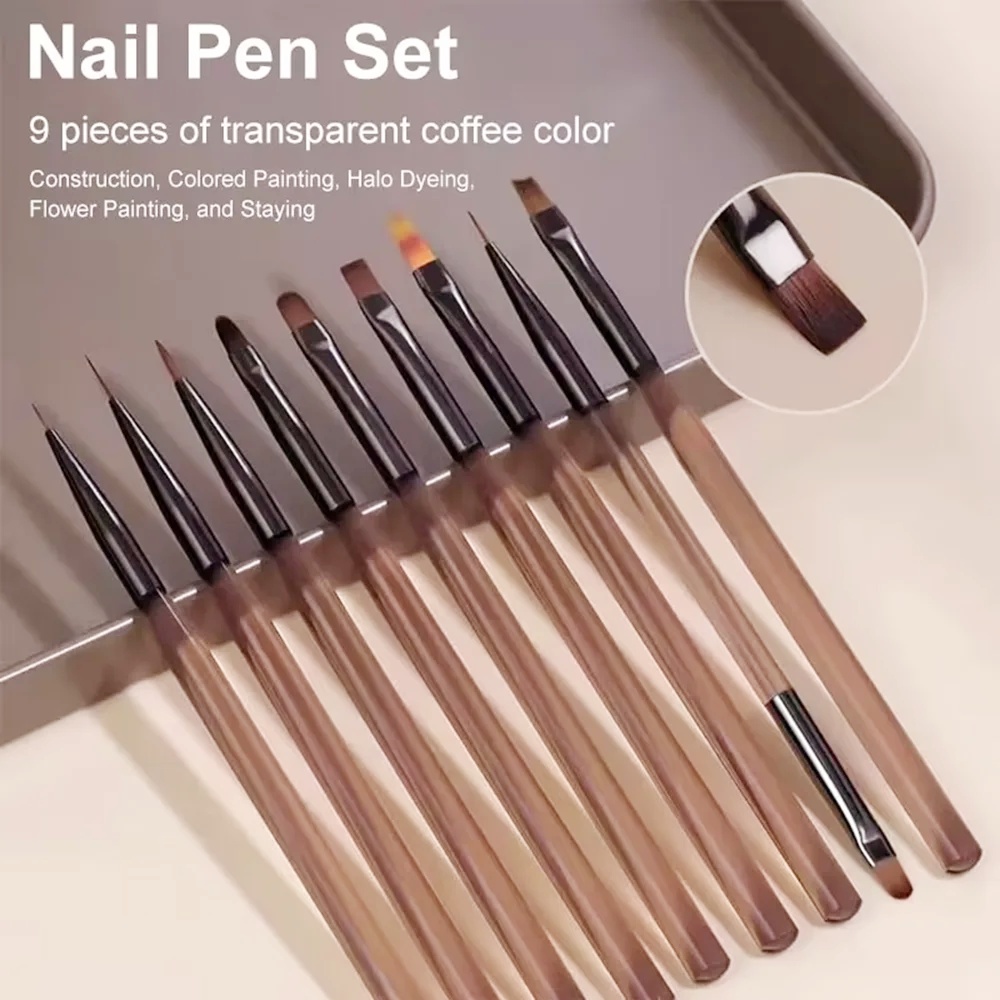 9 pezzi pennello per unghie pe - Nail Art Quotes recensione e prezzo