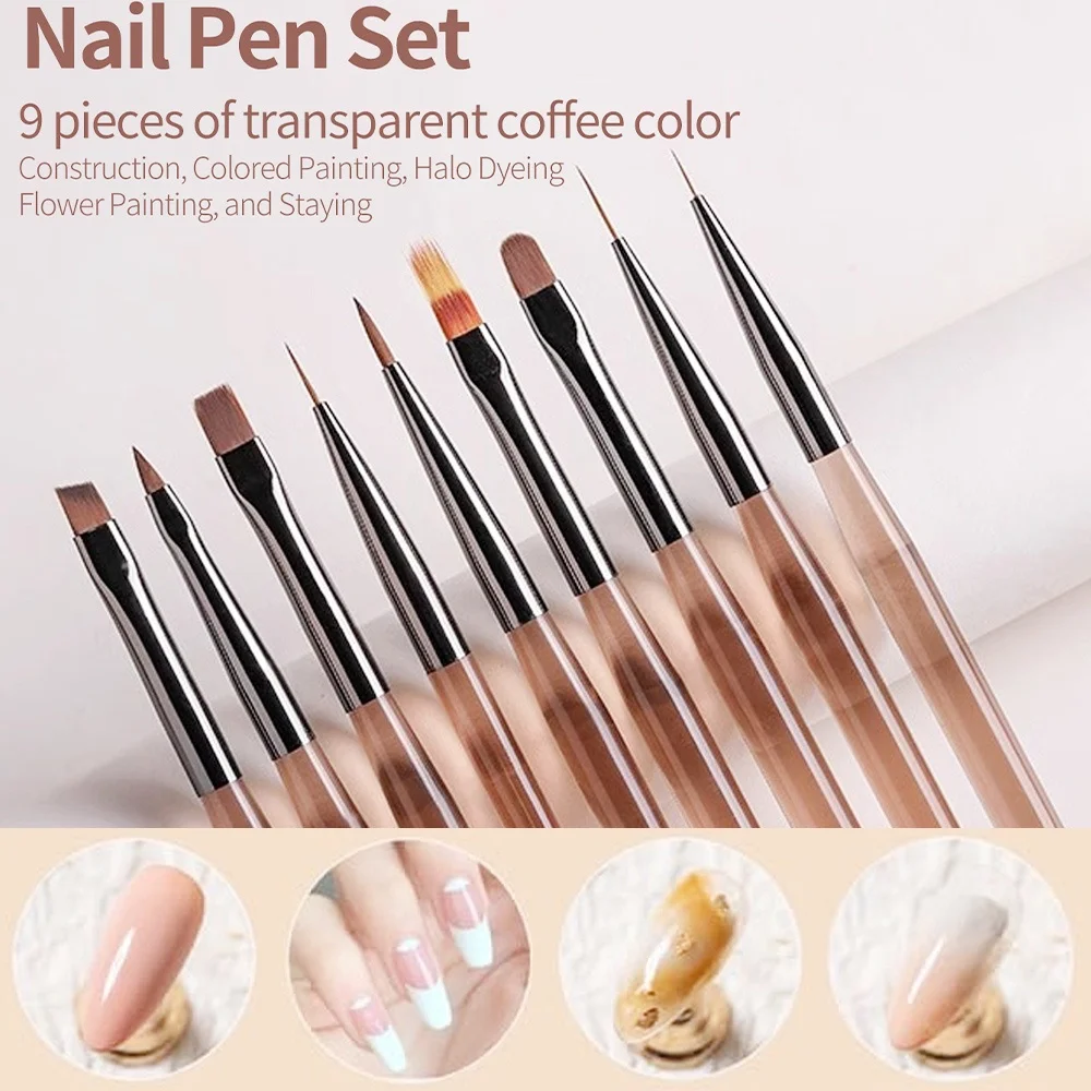 9 pezzi pennello per unghie pe - Nail Art Quotes recensione e prezzo