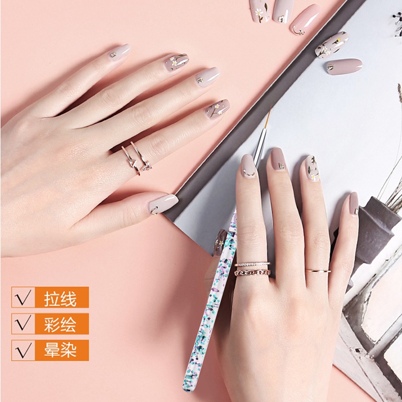 Set da 3 Pennelli Trasparenti  - Nail Art Brush Set recensione e prezzo